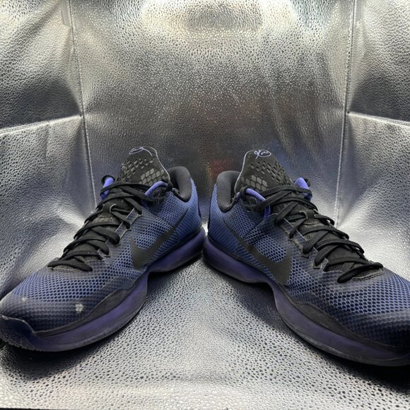 Size 13 Nike Kobe 10 Blackout Blue Mens Lace Up Basketball‎ Shoes 705317-005 main image 5